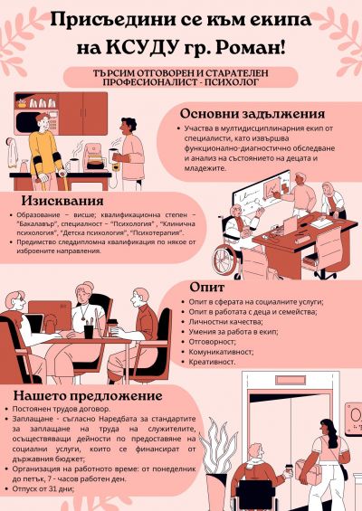 Обява за работа  1